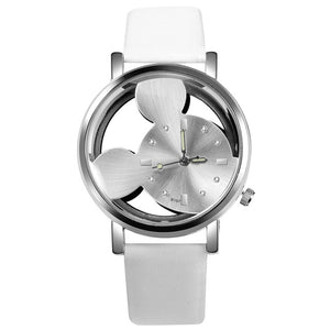 New Cartoon Watches Mickey Mouse Luxury Fashion Women's Watches Leather Ladies Watch Clock reloj mujer bayan kol saati relogio