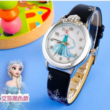 Load image into Gallery viewer, Kids Watches Girls 2019 New Relojes Cartoon Children Watch Princess Watches Fashion Kids Cute Rubber Leather Quartz Watch Gifts