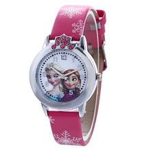 Load image into Gallery viewer, New Style Princess Elsa Child Watches Cartoon Anna Crystal Princess Kids Watch For Girls Student Children Clock Wrist Watches