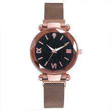 Load image into Gallery viewer, Luxury Women Watches Fashion Elegant Magnet Buckle Vibrato Purple Ladies Wristwatch 2019 New Starry Sky Roman Numeral Gift Clock