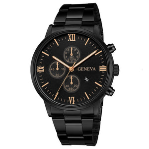 The Men Watches Luxury Brand Auto Date Gold Male Clock Sport Quartz Wrist Watch Men relogio masculino erkek kol saati