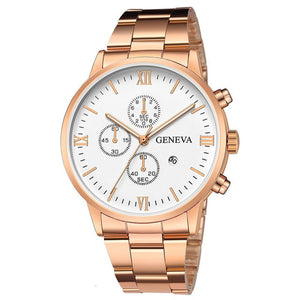 The Men Watches Luxury Brand Auto Date Gold Male Clock Sport Quartz Wrist Watch Men relogio masculino erkek kol saati