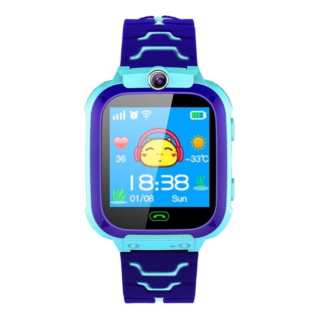 2019 New Children's Smart Waterproof Watch, Anti-lost Kid Wristwatch With LBS Positioning and SOS Function For Android and IOS