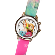 Load image into Gallery viewer, Princess Elsa Children Watches Electronic Colorful Light Source Child Watch Girls Birthday Party Kids Gift Clock Childrens Wrist
