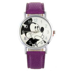 Cartoon Cute Brand Leather Quartz Watch Children Kids Girls Boys Casual Fashion Bracelet Wrist Watch Clock Relogio WristWatch