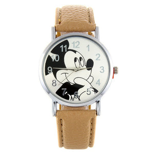 Cartoon Cute Brand Leather Quartz Watch Children Kids Girls Boys Casual Fashion Bracelet Wrist Watch Clock Relogio WristWatch
