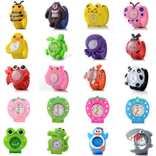 Load image into Gallery viewer, Relogio Infantil Cartoon 3D Animal Kids Watches Rubber Quartz Children&#39;s Watches for Girls Boys Cute Clock Reloj Relogio Montre