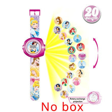Load image into Gallery viewer, JOYROX Princess Spiderman Kids Watches Projection Cartoon Pattern Digital Child watch For Boys Girls LED Display Clock Relogio