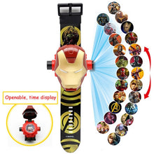 Load image into Gallery viewer, Spiderman Iron Children Watches Kids 3D Projection Cartoon Pattern Girls Watch Child Boys Digital Wristwatches Relogio Masculino