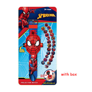 Spiderman Iron Children Watches Kids 3D Projection Cartoon Pattern Girls Watch Child Boys Digital Wristwatches Relogio Masculino