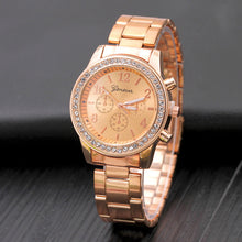 Load image into Gallery viewer, New Watch Women Classic Geneva Luxury Ladies Watches Womens Full Steel Crystal Relogio Feminino Reloj Mujer Metal Wristwatch