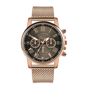 Hot Selling GENEVA Women's Casual Silicone Strap Quartz Watch Top Brand Girls Bracelet Clock WristWatch Women Relogio Feminino F